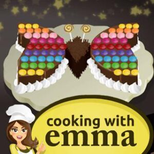 Butterfly Chocolate Cake Cooking with Emma