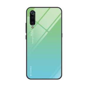Capa-Dura-Emborrachada-Vidro-Temperado-Gradiente-Azul-Claro-Verde-Claro-Essager-Be-Yourself-Xiaomi-Mi-9-IMG-10