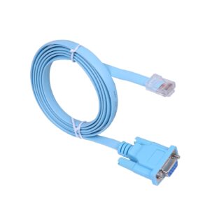 Cabo-Console-HDE-DB9-9Pin-Serial-RS232-RJ45-Cat5-Azul-IMG-01