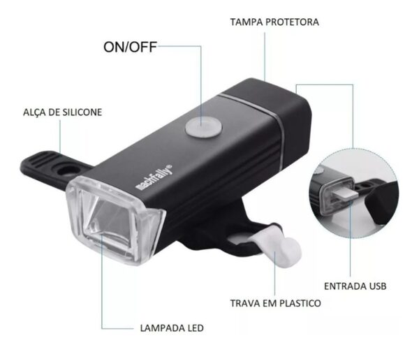 Farol-de-Bike-Super-Branca-LED-180-Lumens-Recarregavel-USB-MC-QD001-IMG-06